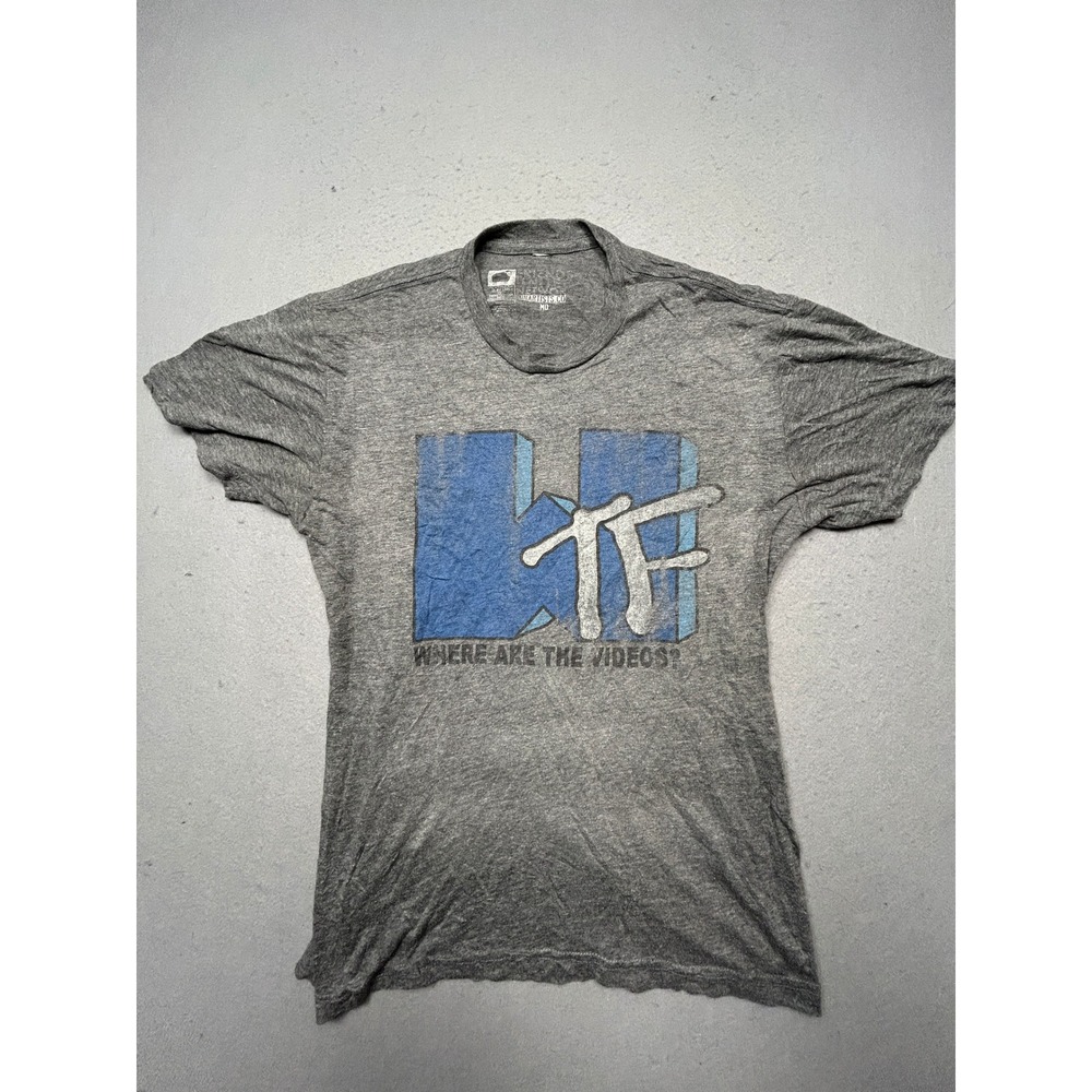 Friends United Network T-Shirt Cotton Blend Gray MD Mens